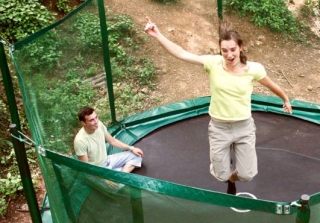 Trampolines du parc